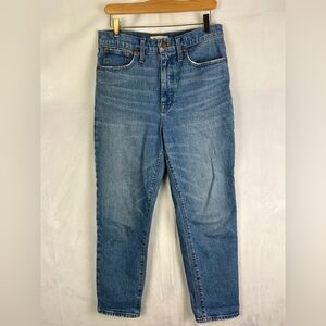 MADEWELL Jeans Classic Straight Blue Women's 28‎ High Rise Cotton Stretch